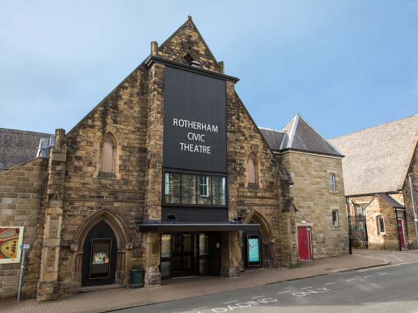 Rotherham Civic Theatre showing main entrance