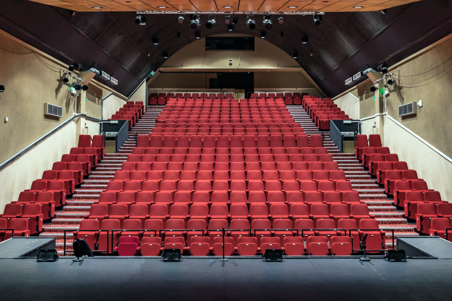 View of theatre from the stage